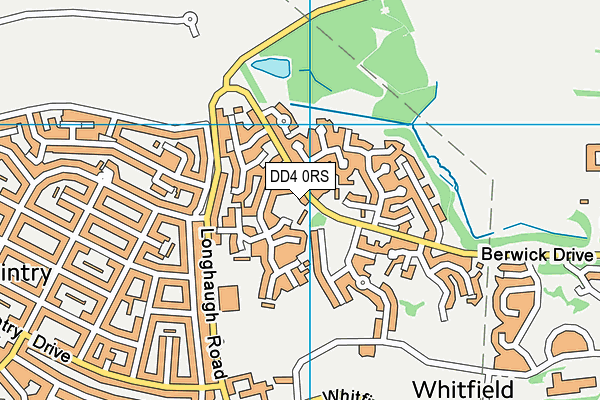 DD4 0RS map - OS VectorMap District (Ordnance Survey)