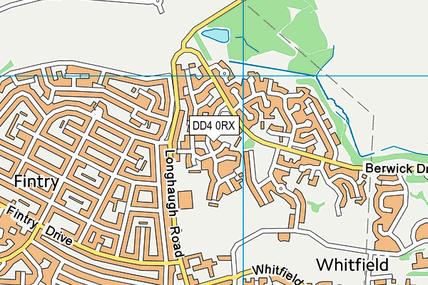 DD4 0RX map - OS VectorMap District (Ordnance Survey)