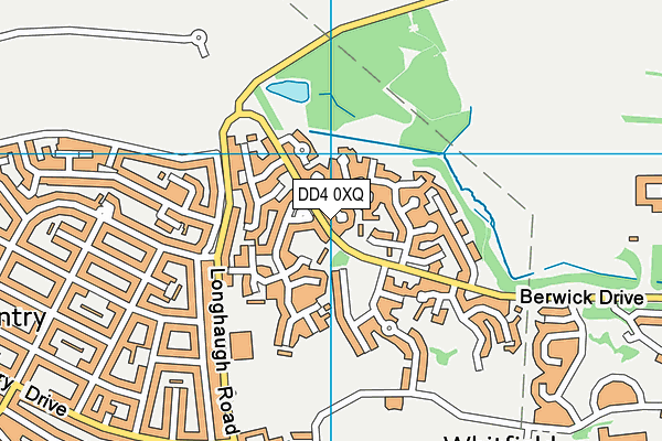 DD4 0XQ map - OS VectorMap District (Ordnance Survey)