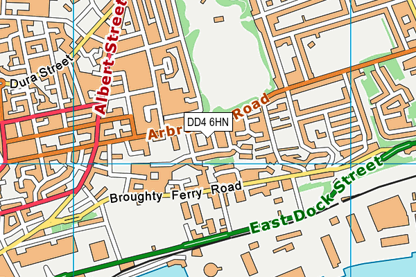 DD4 6HN map - OS VectorMap District (Ordnance Survey)