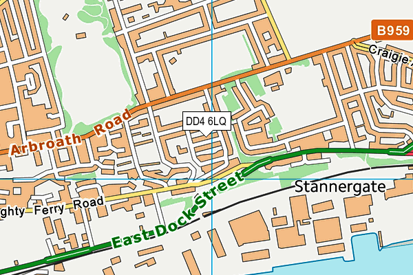 DD4 6LQ map - OS VectorMap District (Ordnance Survey)