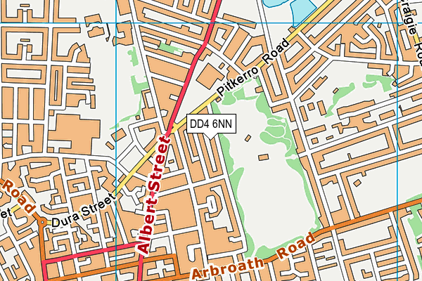 DD4 6NN map - OS VectorMap District (Ordnance Survey)