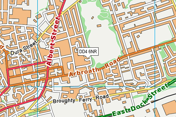 DD4 6NR map - OS VectorMap District (Ordnance Survey)