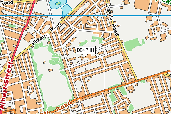 DD4 7HH map - OS VectorMap District (Ordnance Survey)