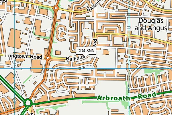 DD4 8NN map - OS VectorMap District (Ordnance Survey)