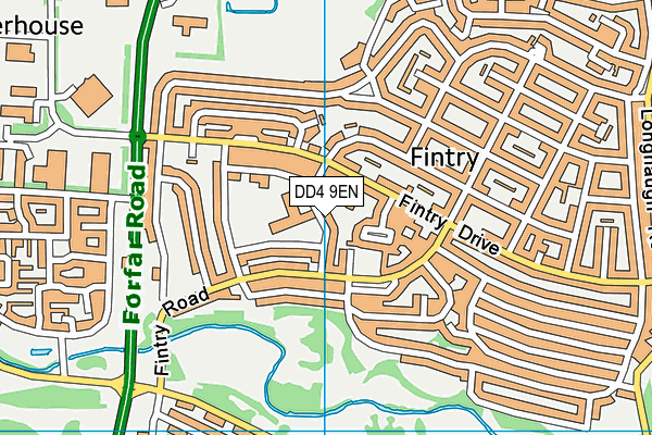 DD4 9EN map - OS VectorMap District (Ordnance Survey)