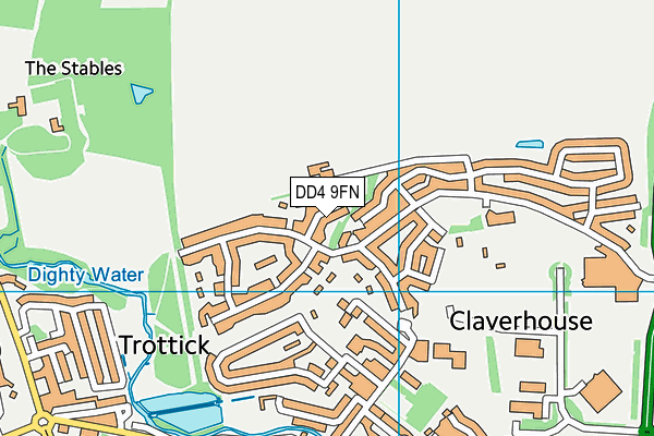 DD4 9FN map - OS VectorMap District (Ordnance Survey)