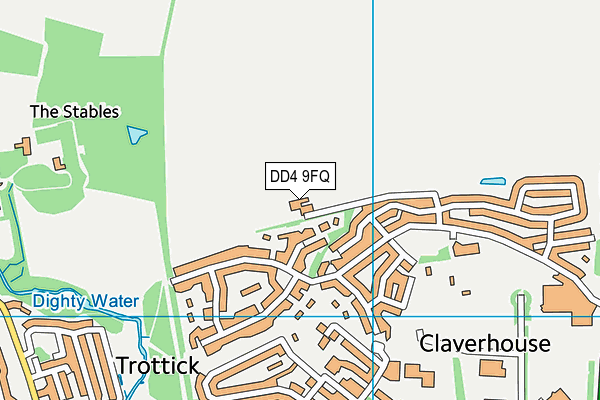 DD4 9FQ map - OS VectorMap District (Ordnance Survey)