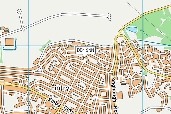 DD4 9NN map - OS VectorMap District (Ordnance Survey)