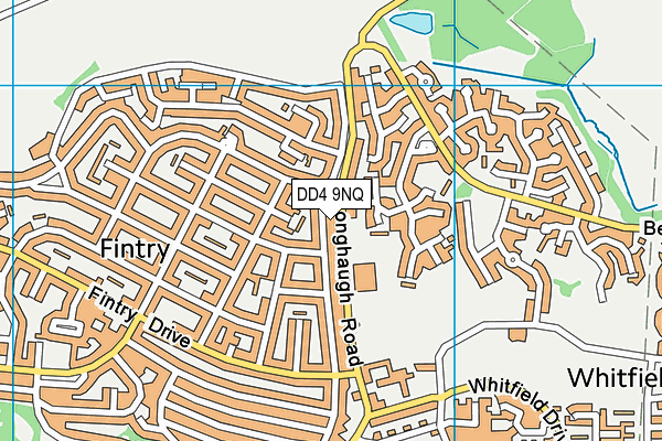 DD4 9NQ map - OS VectorMap District (Ordnance Survey)