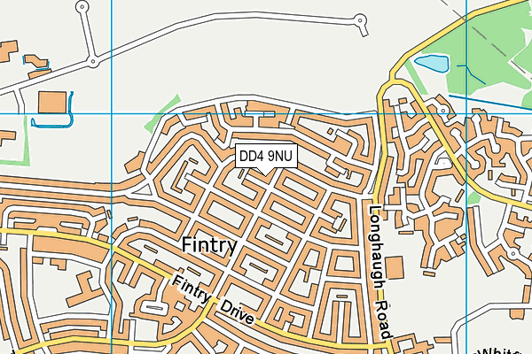 DD4 9NU map - OS VectorMap District (Ordnance Survey)
