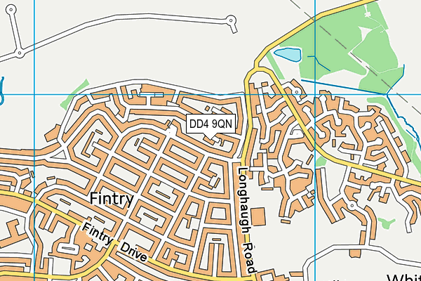 DD4 9QN map - OS VectorMap District (Ordnance Survey)