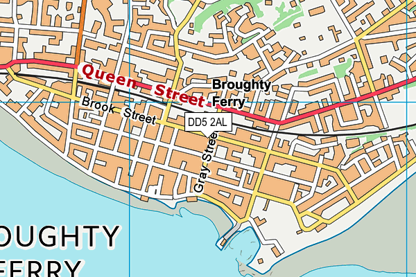 DD5 2AL map - OS VectorMap District (Ordnance Survey)