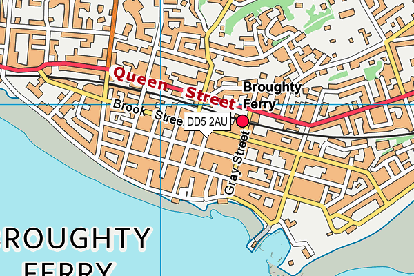 Map of THE REFORMER STUDIO BROUGHTY FERRY LTD at district scale