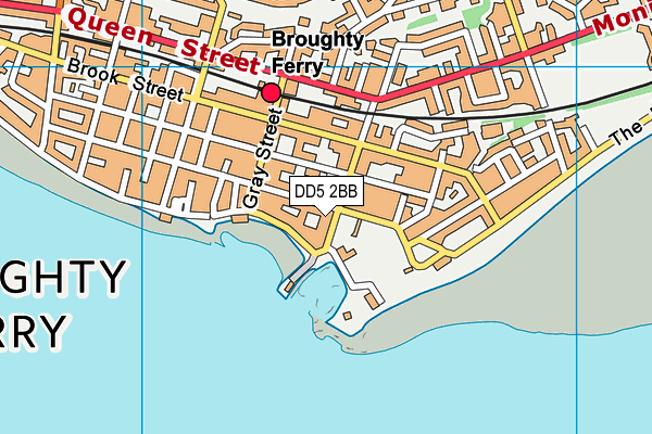 DD5 2BB map - OS VectorMap District (Ordnance Survey)