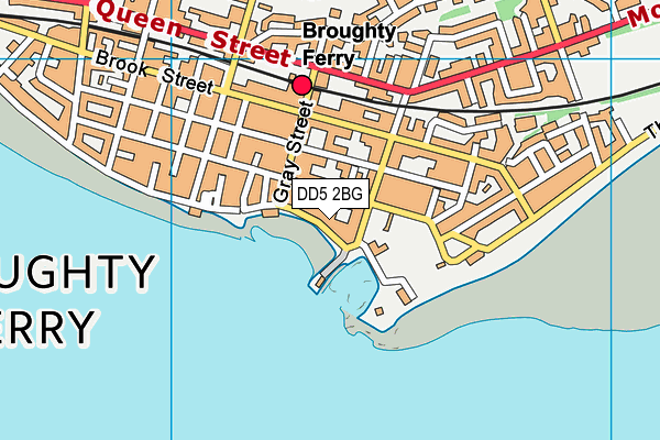 DD5 2BG map - OS VectorMap District (Ordnance Survey)