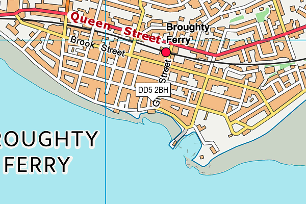 DD5 2BH map - OS VectorMap District (Ordnance Survey)