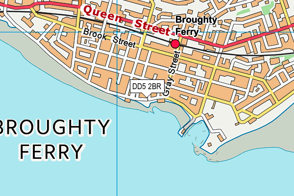 DD5 2BR map - OS VectorMap District (Ordnance Survey)