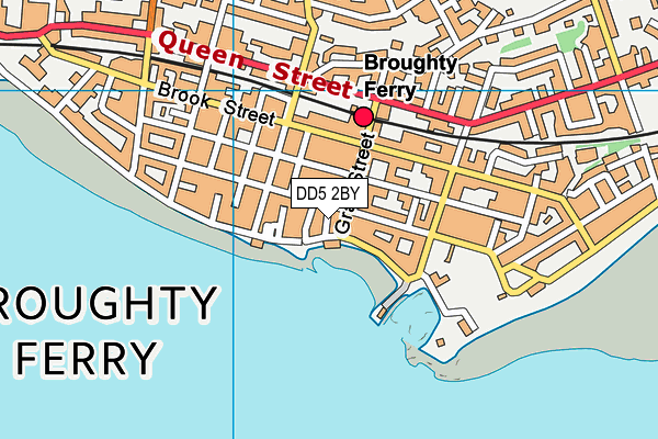 DD5 2BY map - OS VectorMap District (Ordnance Survey)