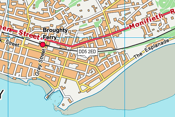 DD5 2ED map - OS VectorMap District (Ordnance Survey)