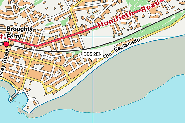 DD5 2EN map - OS VectorMap District (Ordnance Survey)