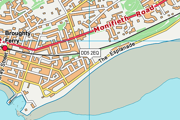 DD5 2EQ map - OS VectorMap District (Ordnance Survey)