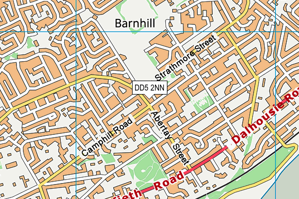 DD5 2NN map - OS VectorMap District (Ordnance Survey)