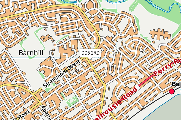 DD5 2RD map - OS VectorMap District (Ordnance Survey)