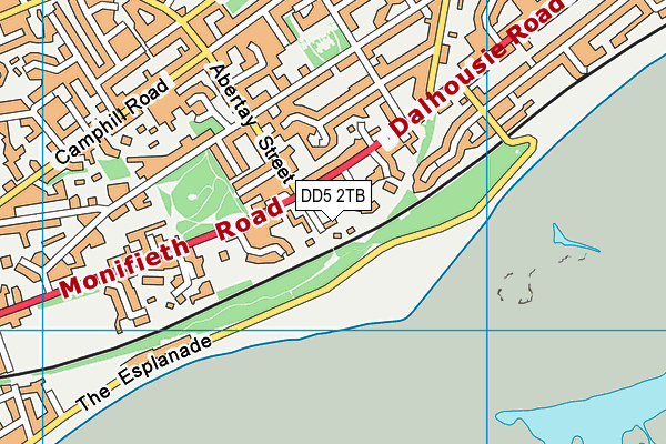 DD5 2TB map - OS VectorMap District (Ordnance Survey)