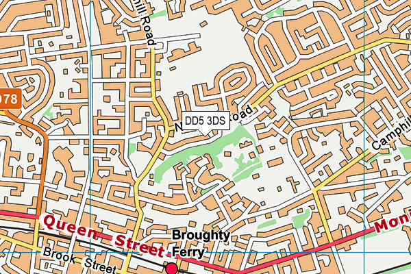 DD5 3DS map - OS VectorMap District (Ordnance Survey)