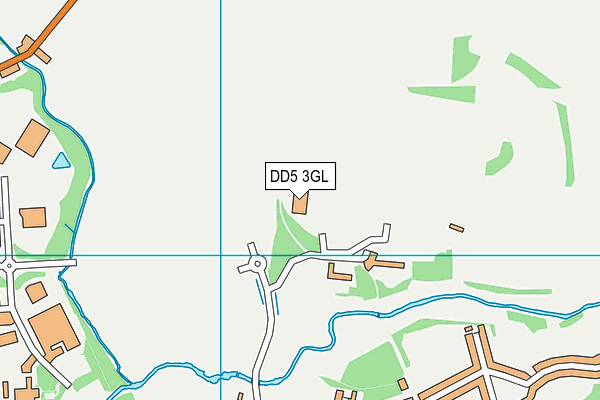 DD5 3GL map - OS VectorMap District (Ordnance Survey)