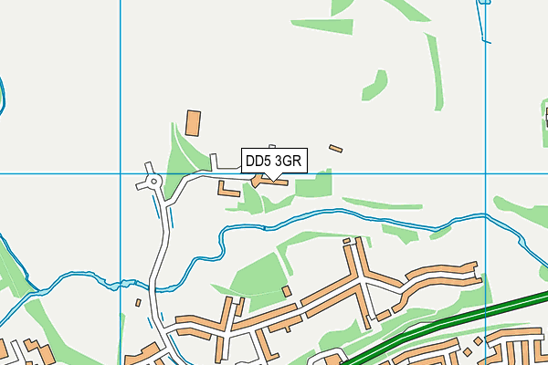 DD5 3GR map - OS VectorMap District (Ordnance Survey)