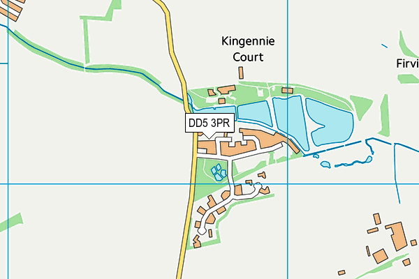 DD5 3PR map - OS VectorMap District (Ordnance Survey)