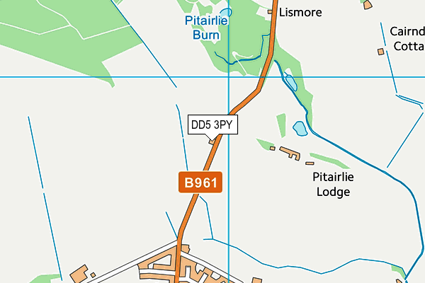 DD5 3PY map - OS VectorMap District (Ordnance Survey)