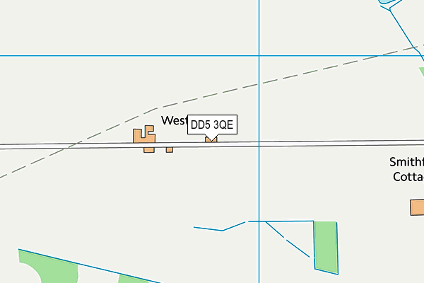 DD5 3QE map - OS VectorMap District (Ordnance Survey)
