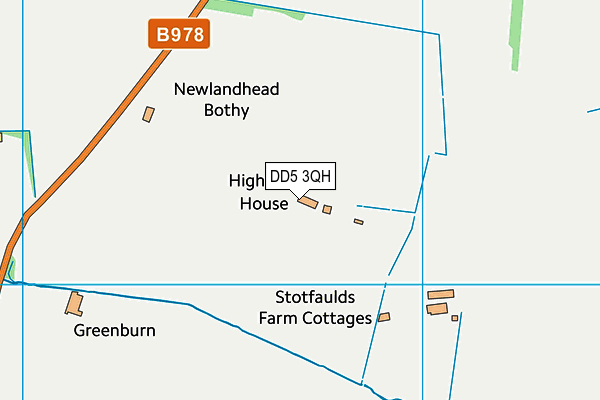 DD5 3QH map - OS VectorMap District (Ordnance Survey)