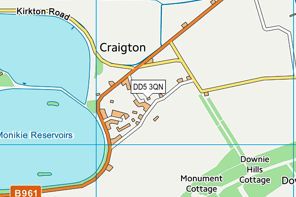 DD5 3QN map - OS VectorMap District (Ordnance Survey)