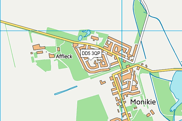 DD5 3QP map - OS VectorMap District (Ordnance Survey)