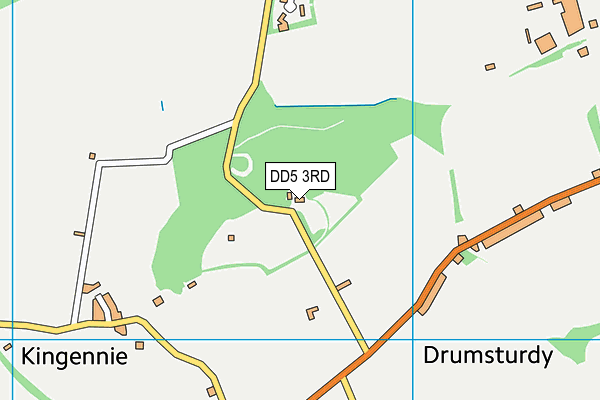 DD5 3RD map - OS VectorMap District (Ordnance Survey)