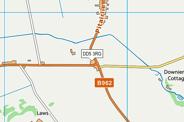 DD5 3RG map - OS VectorMap District (Ordnance Survey)