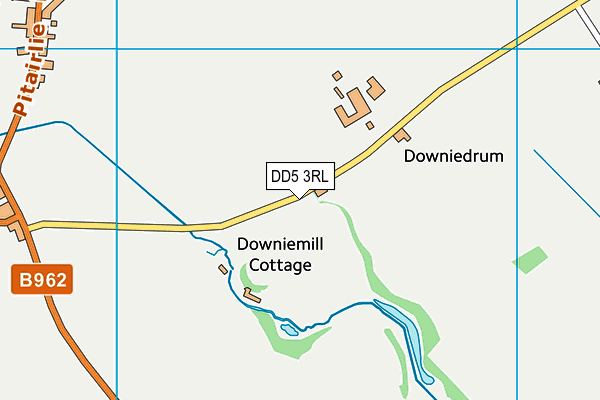 DD5 3RL map - OS VectorMap District (Ordnance Survey)