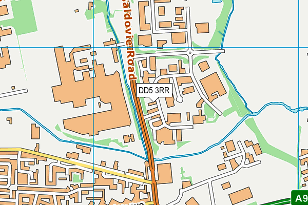DD5 3RR map - OS VectorMap District (Ordnance Survey)