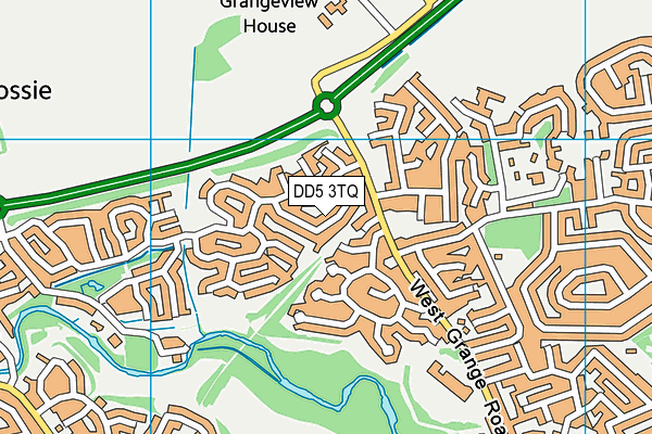 DD5 3TQ map - OS VectorMap District (Ordnance Survey)