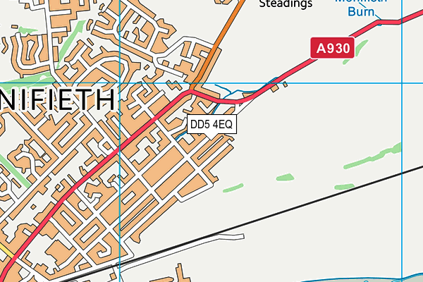 DD5 4EQ map - OS VectorMap District (Ordnance Survey)