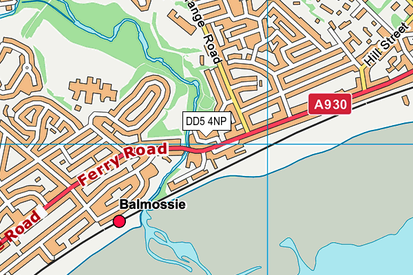 DD5 4NP map - OS VectorMap District (Ordnance Survey)