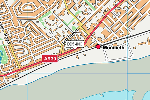 DD5 4NQ map - OS VectorMap District (Ordnance Survey)