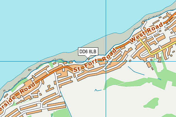 DD6 8LB map - OS VectorMap District (Ordnance Survey)