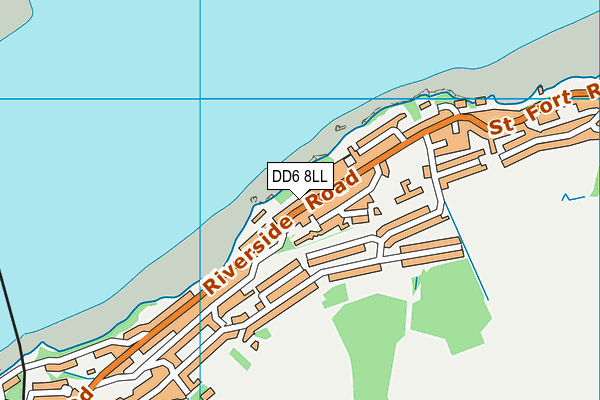 DD6 8LL map - OS VectorMap District (Ordnance Survey)