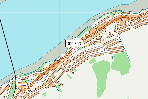 DD6 8LQ map - OS VectorMap District (Ordnance Survey)