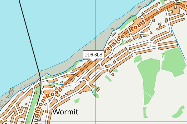 DD6 8LS map - OS VectorMap District (Ordnance Survey)